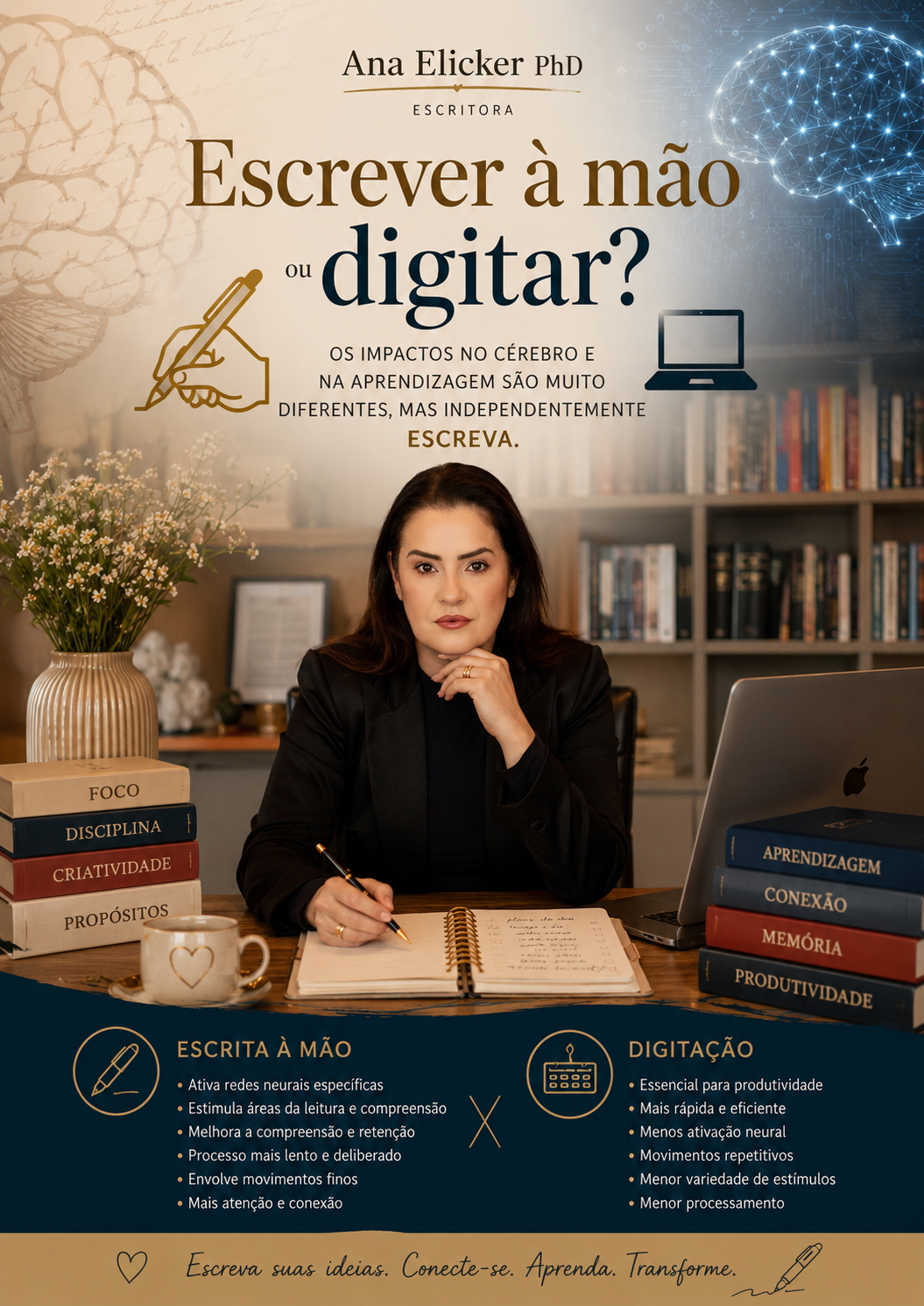 Escrever à mão ou digitar?